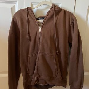 Brandy Melville Christy Hoodie Zip-Up (Regular Fit)